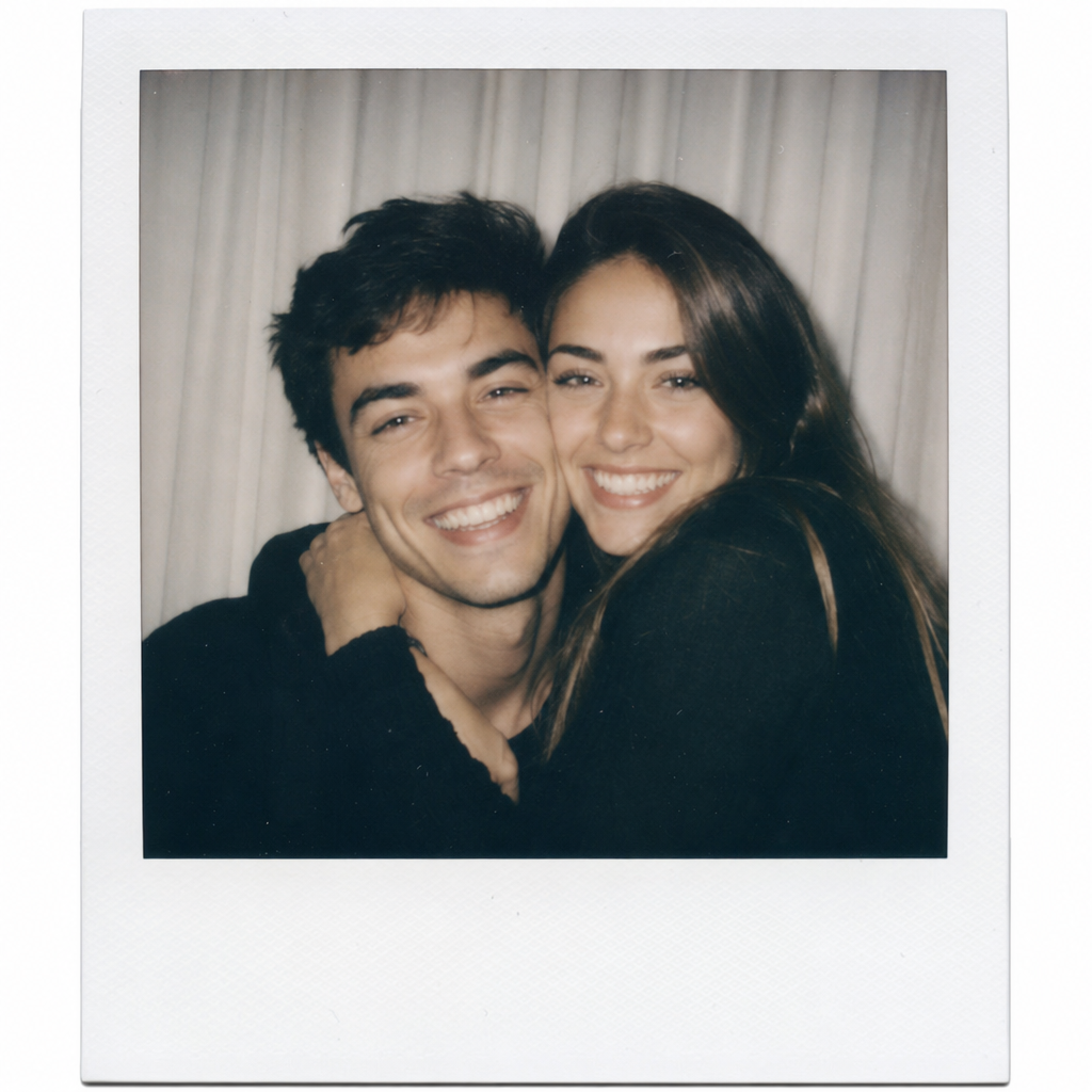 Couple Polaroid Photo