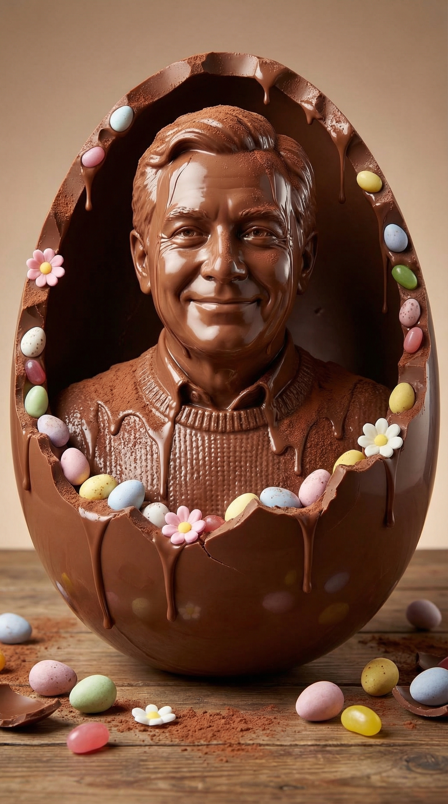 Easter Chocolate Portrait